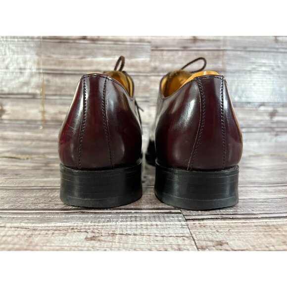 Sanders of England Finsbury Wholecut Dress Shoes Mens SZ 10.5 EE color Burgundy main image 7